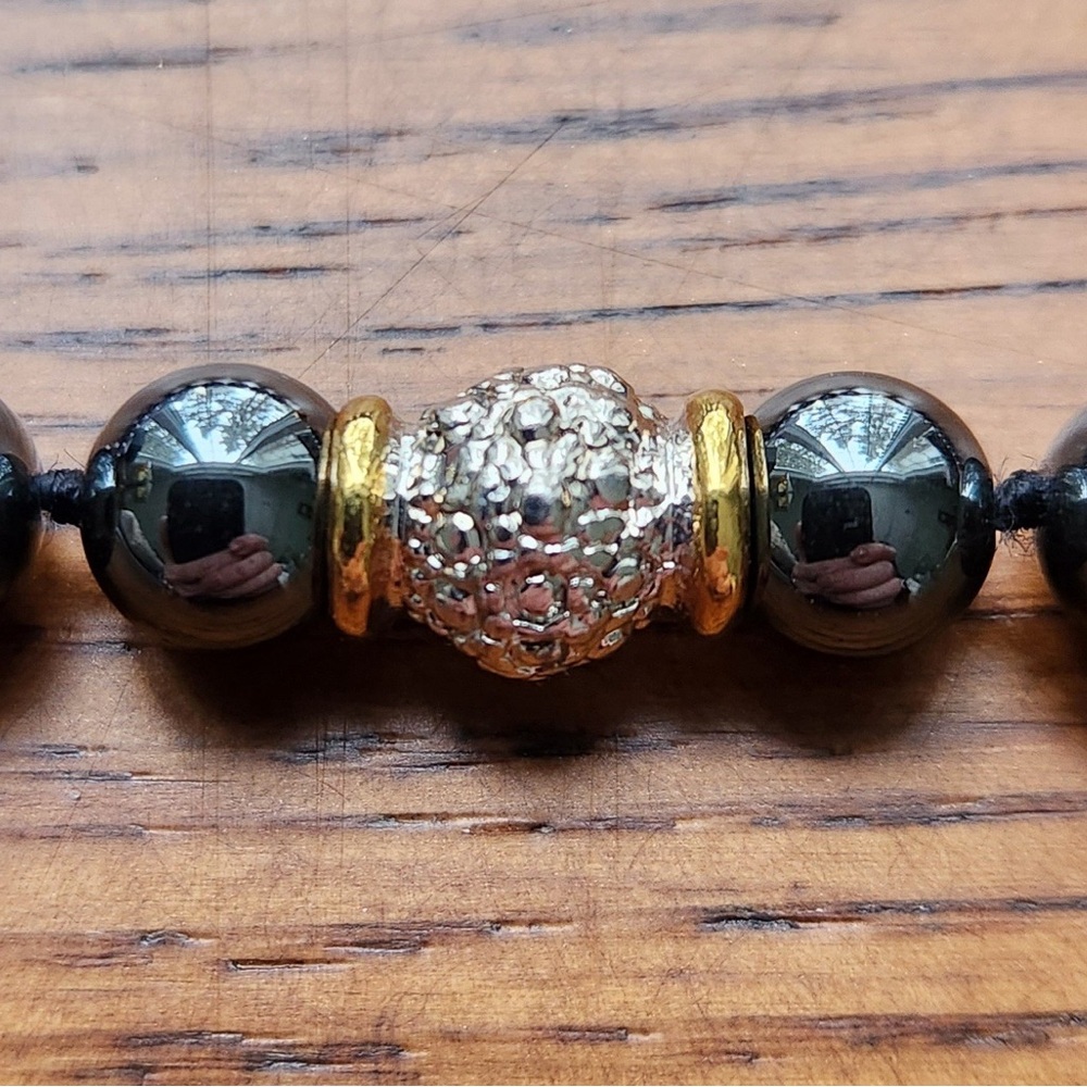 Black hematite necklace